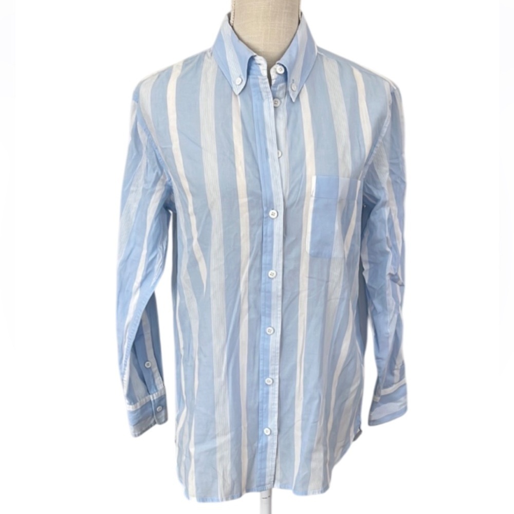 EQUIPMENT Femme Semi Sheer Cotton Button Down Shirt- XS